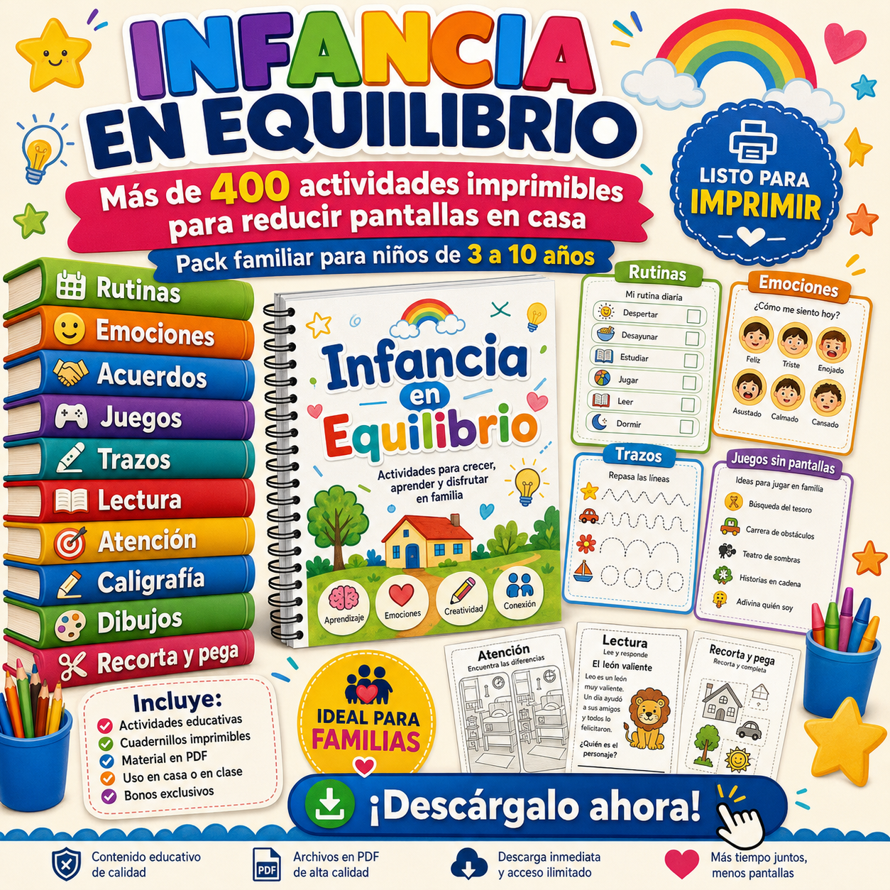 Guía Infancia en Equilibrio — libro con actividades